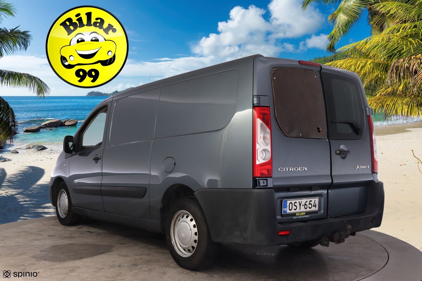 Citroen JUMPY 2008 2.0HDI-12-L2H * Myydään vain yrityksille* - Leimaa 05/26 / Suomi-auto / Webasto / Vetokoukku / 2  Renkaat