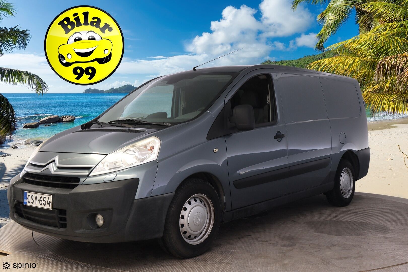 Citroen JUMPY 2008 2.0HDI-12-L2H * Myydään vain yrityksille* - Leimaa 05/26 / Suomi-auto / Webasto / Vetokoukku / 2  Renkaat