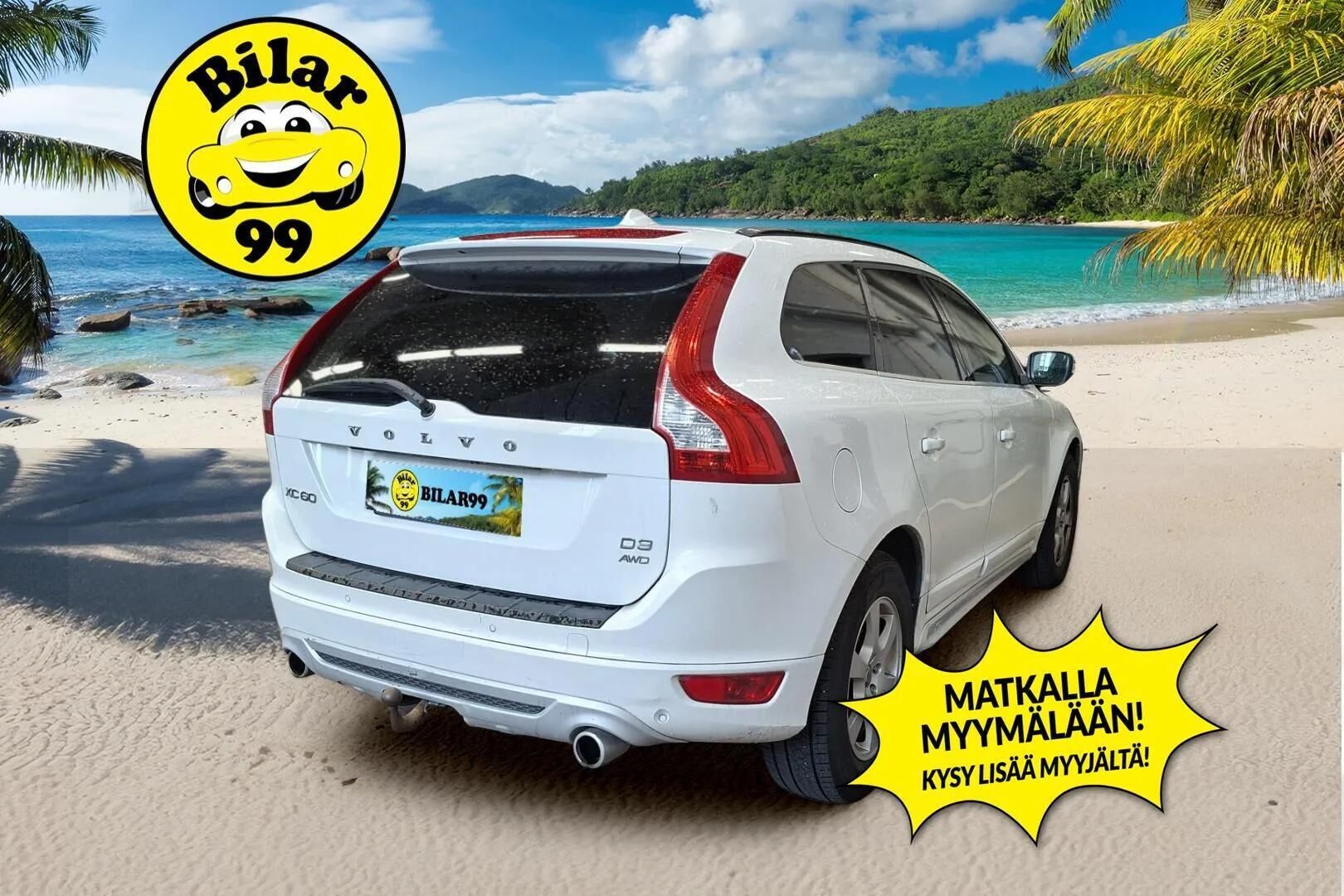 Volvo XC60 2012 D3 AWD R-Design aut - | Vakkari | Webasto | Koukku | City safety | P.tutka | 1.omisteinen | Suomi-auto | 2x renkaat aluin | Ei ad-blue |