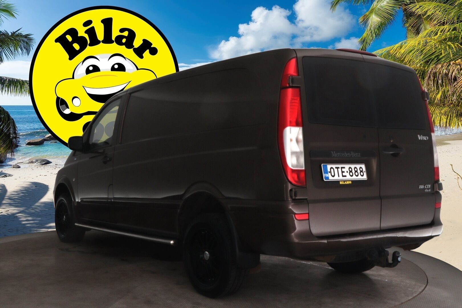 Mercedes-Benz Vito 2012 116CDI 4x4-3,05/32K keskipitkä A2 A** Xenon / Koukku / Vakkari / Suomi-auto - *Karjarauta / Kylkiputket / 2x renkaat&alumiinivanteet*