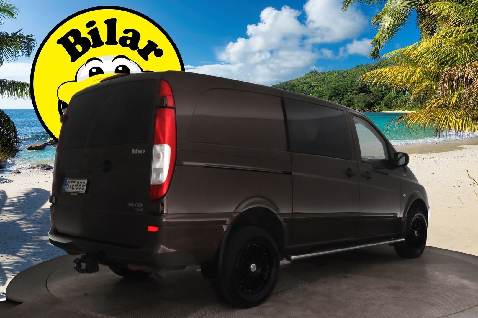 Mercedes-Benz Vito 2012 116CDI 4x4-3,05/32K keskipitkä A2 A** Xenon / Koukku / Vakkari / Suomi-auto - *Karjarauta / Kylkiputket / 2x renkaat&alumiinivanteet*