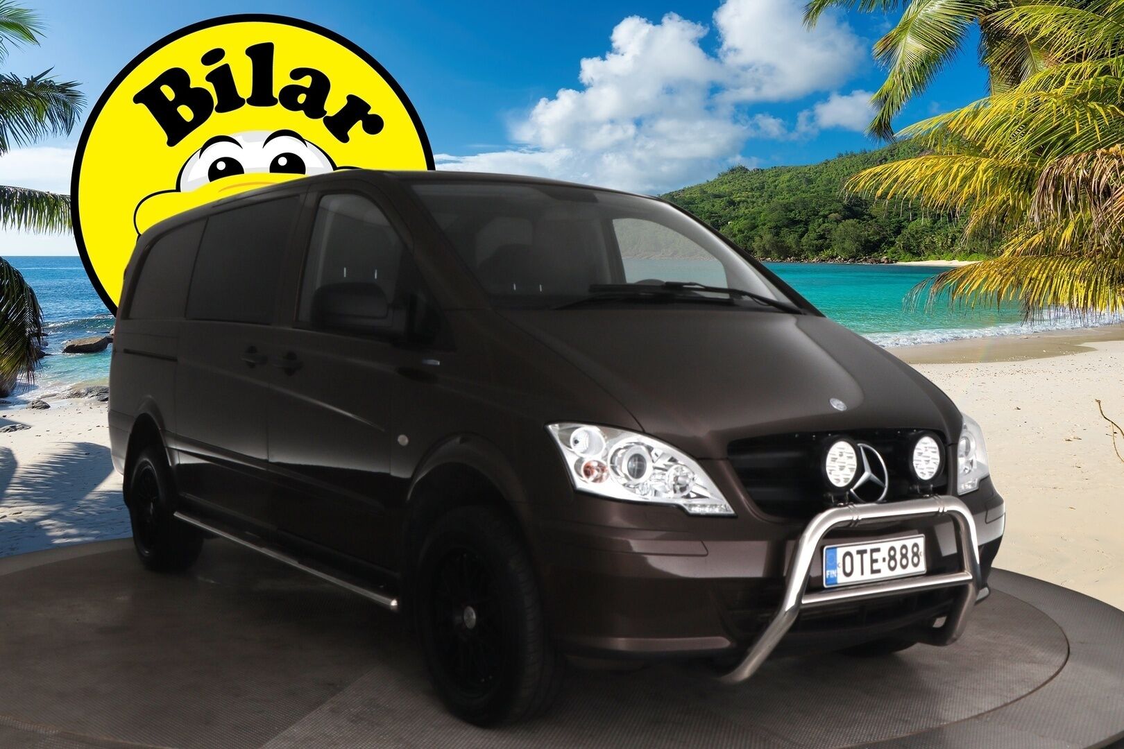 Mercedes-Benz Vito 2012 116CDI 4x4-3,05/32K keskipitkä A2 A** Xenon / Koukku / Vakkari / Suomi-auto - *Karjarauta / Kylkiputket / 2x renkaat&alumiinivanteet*