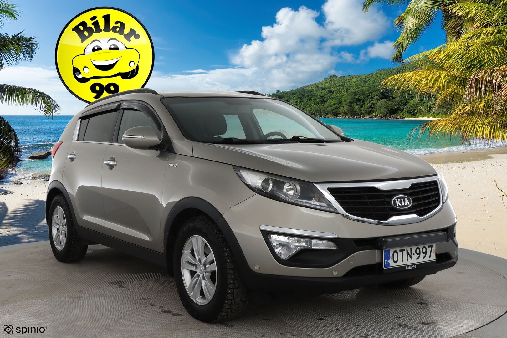 Kia Sportage 2012 2,0 AWD CRDi-R EX A/T / Webasto / Bluetooth / Vetokoukku / Tutkat - Suomi-auto / Metalliväri / LED - lisävalo / 2 x Kia aluvanteet - HULLUT AVAJAISHULINAT KORKOTARJOUS 3,29 %