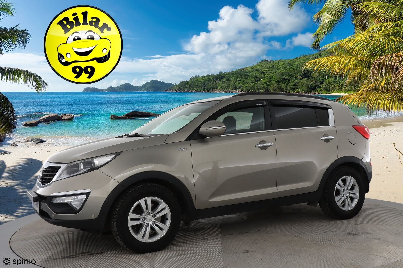 Kia Sportage 2012 2,0 AWD CRDi-R EX A/T / Webasto / Bluetooth / Vetokoukku / Tutkat - Suomi-auto / Metalliväri / LED - lisävalo / 2 x Kia aluvanteet