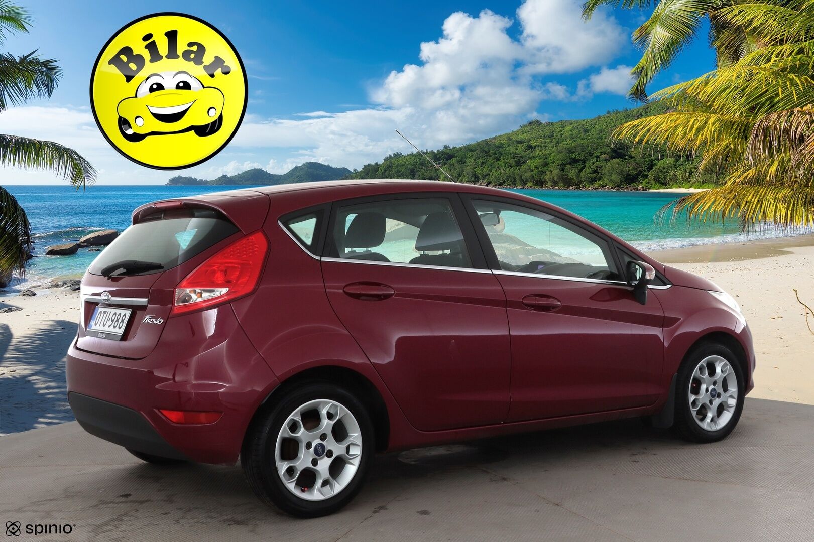 Ford Fiesta 2013 1,25 82 hv Titanium M5 5-ovinen - | Facelift | Bluetooth | AC | Lohkolämmitin | Lämmitettävä Tuulilasi | Penkinlämmittimet | Sähköpeilit | Kahdet renkaat | Suomi-auto |