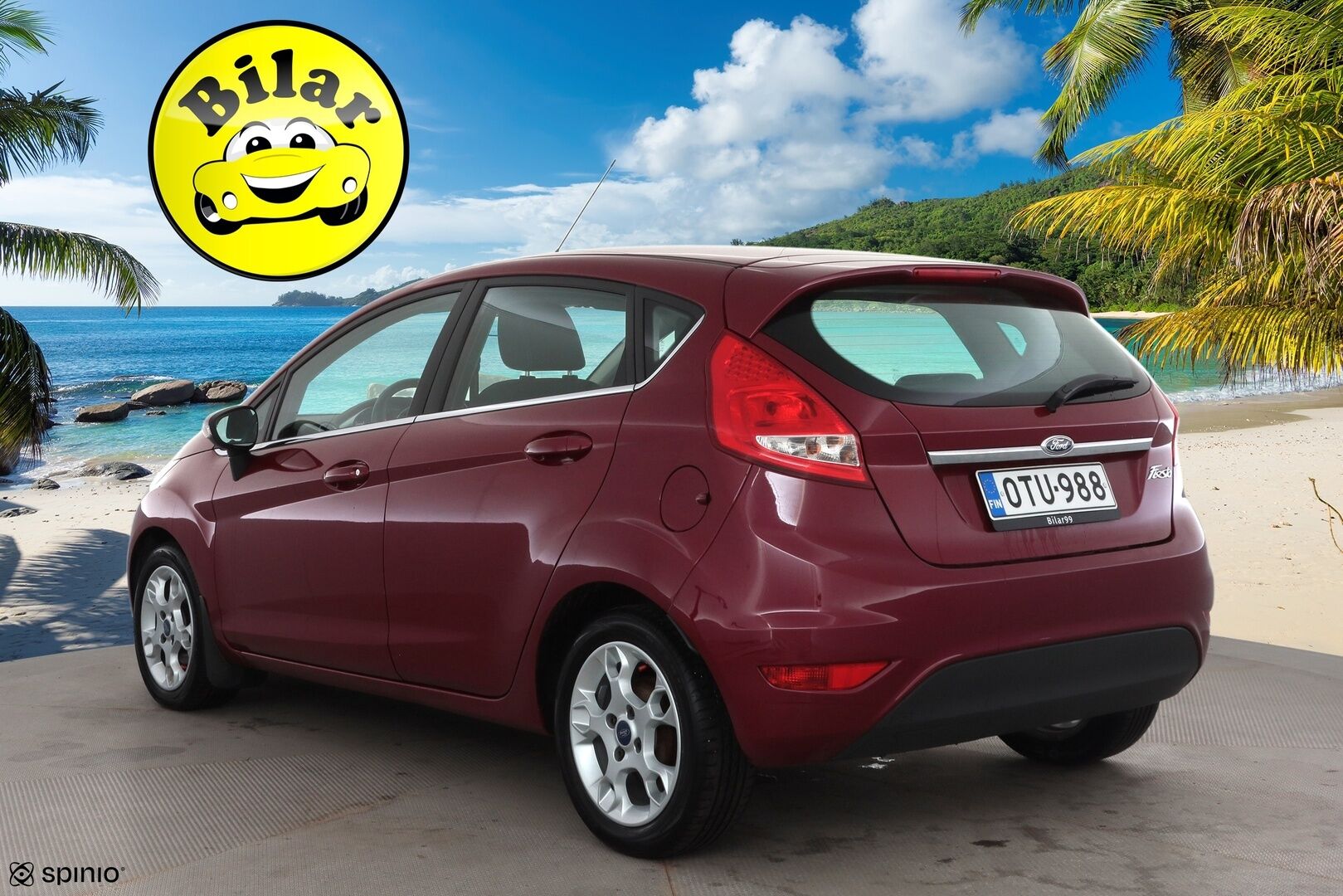 Ford Fiesta 2013 1,25 82 hv Titanium M5 5-ovinen - | Facelift | Bluetooth | AC | Lohkolämmitin | Lämmitettävä Tuulilasi | Penkinlämmittimet | Sähköpeilit | Kahdet renkaat | Suomi-auto |