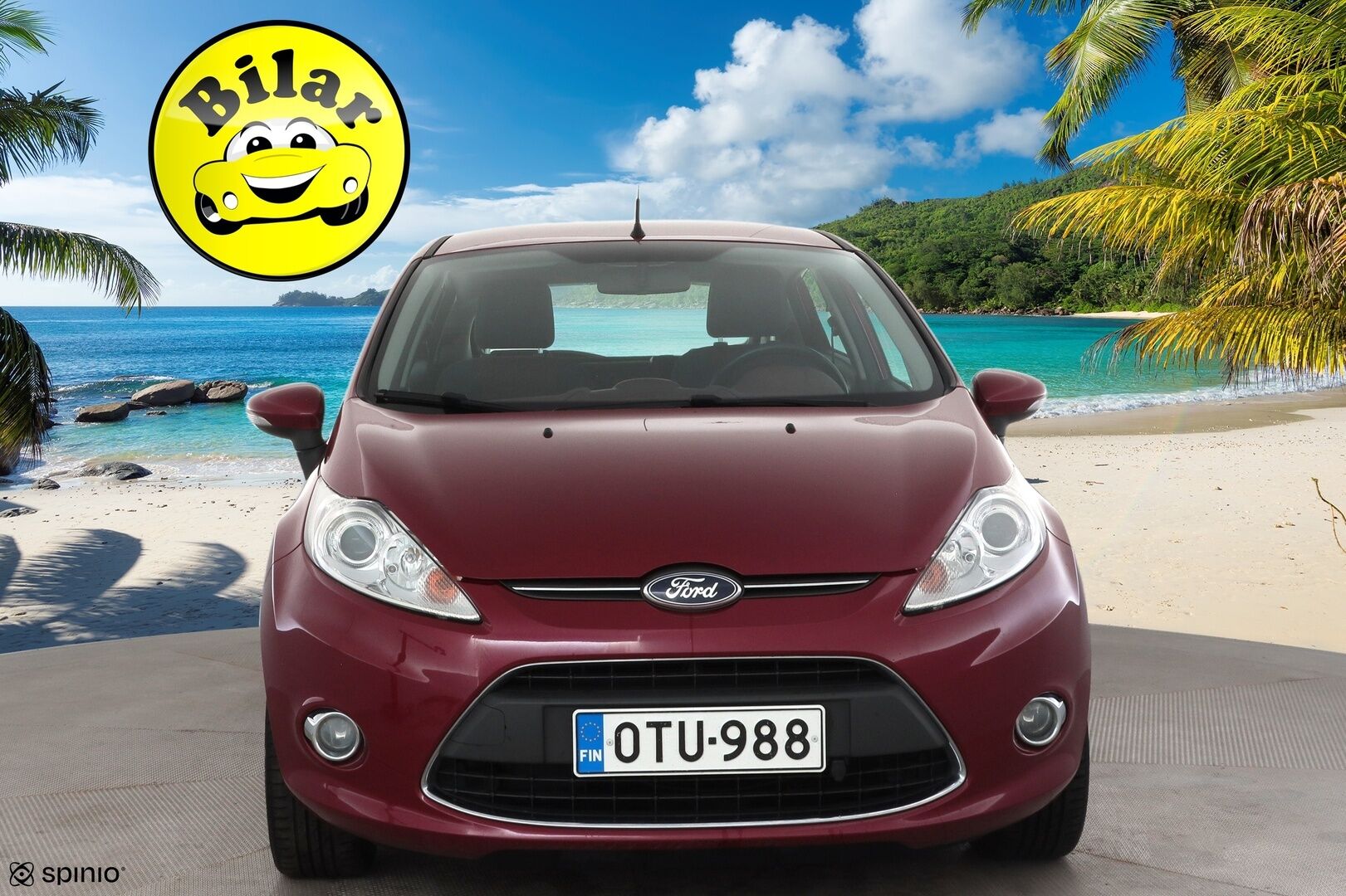 Ford Fiesta 2013 1,25 82 hv Titanium M5 5-ovinen - | Facelift | Bluetooth | AC | Lohkolämmitin | Lämmitettävä Tuulilasi | Penkinlämmittimet | Sähköpeilit | Kahdet renkaat | Suomi-auto |