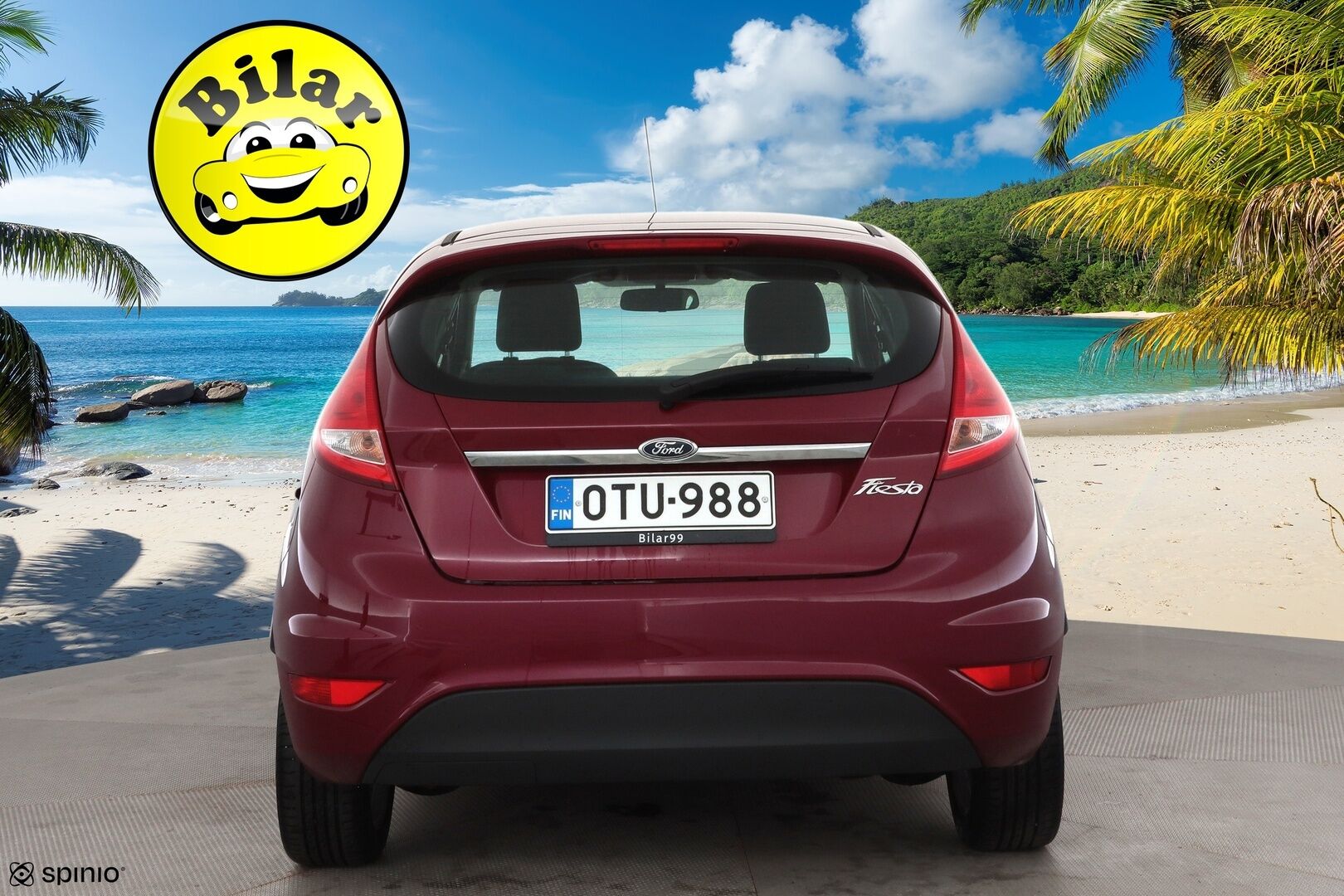 Ford Fiesta 2013 1,25 82 hv Titanium M5 5-ovinen - | Facelift | Bluetooth | AC | Lohkolämmitin | Lämmitettävä Tuulilasi | Penkinlämmittimet | Sähköpeilit | Kahdet renkaat | Suomi-auto |