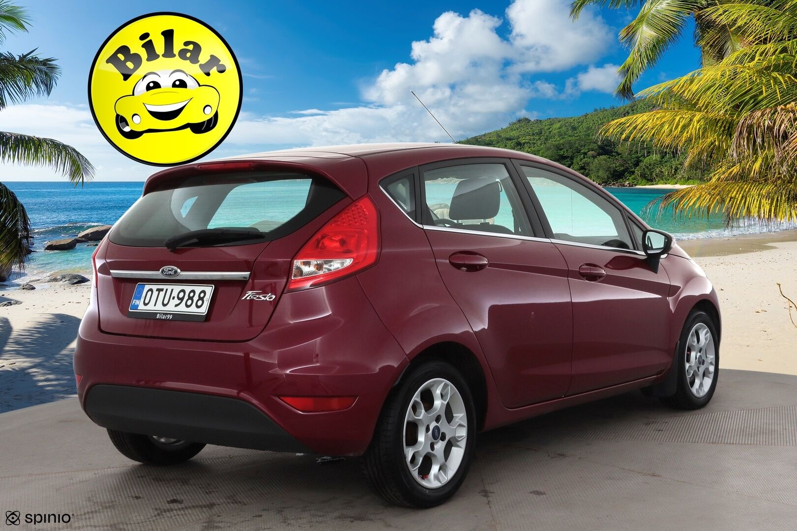Ford Fiesta 2013 1,25 82 hv Titanium M5 5-ovinen - | Facelift | Bluetooth | AC | Lohkolämmitin | Lämmitettävä Tuulilasi | Penkinlämmittimet | Sähköpeilit | Kahdet renkaat | Suomi-auto |