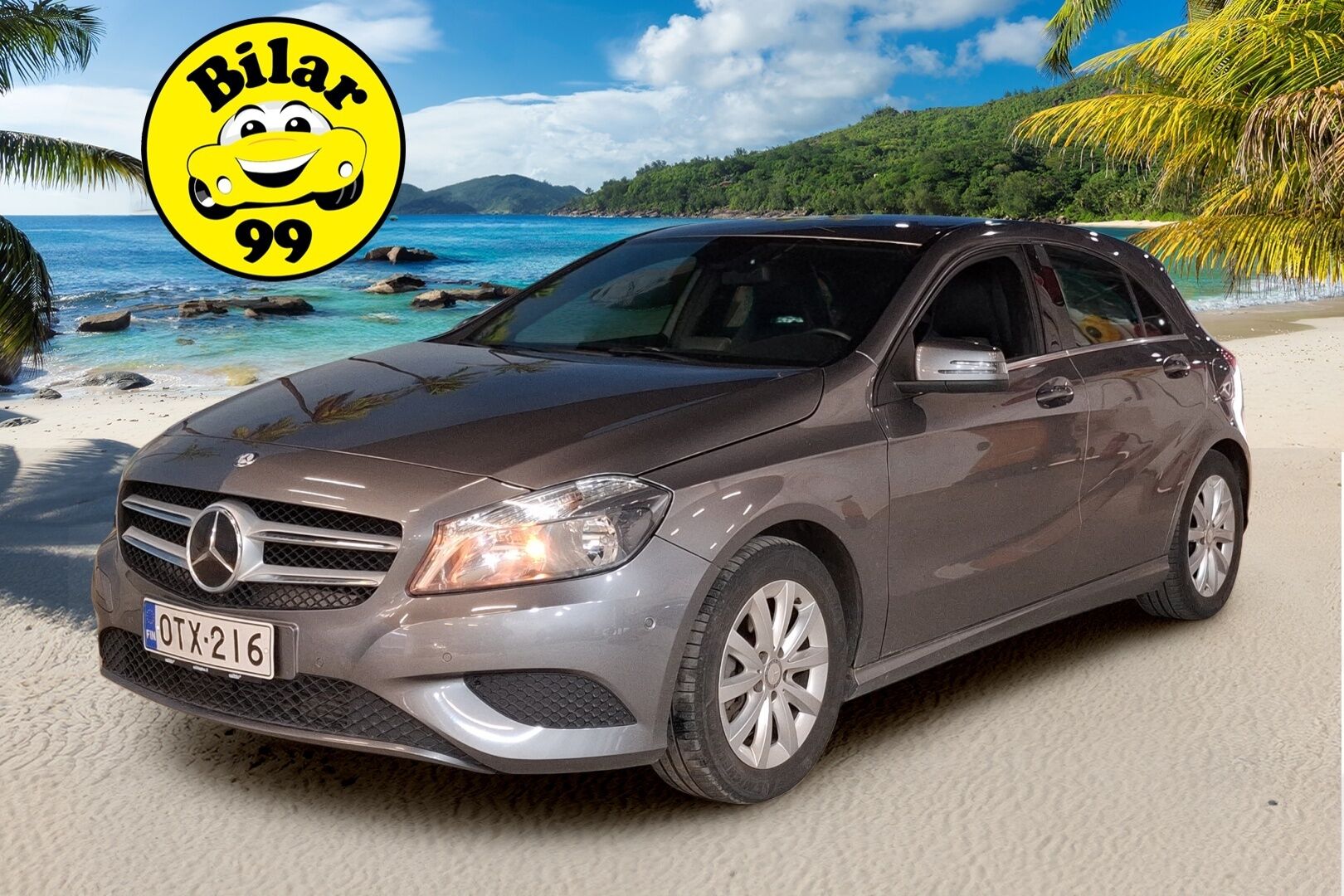 Mercedes-Benz A 2013 180 BE A Premium Business / Suomi-auto / Vetokoukku / Vakkari / P-Tutkat - Lohko + sis. pistoke / Pieni kulutteinen / 2x Renkaat