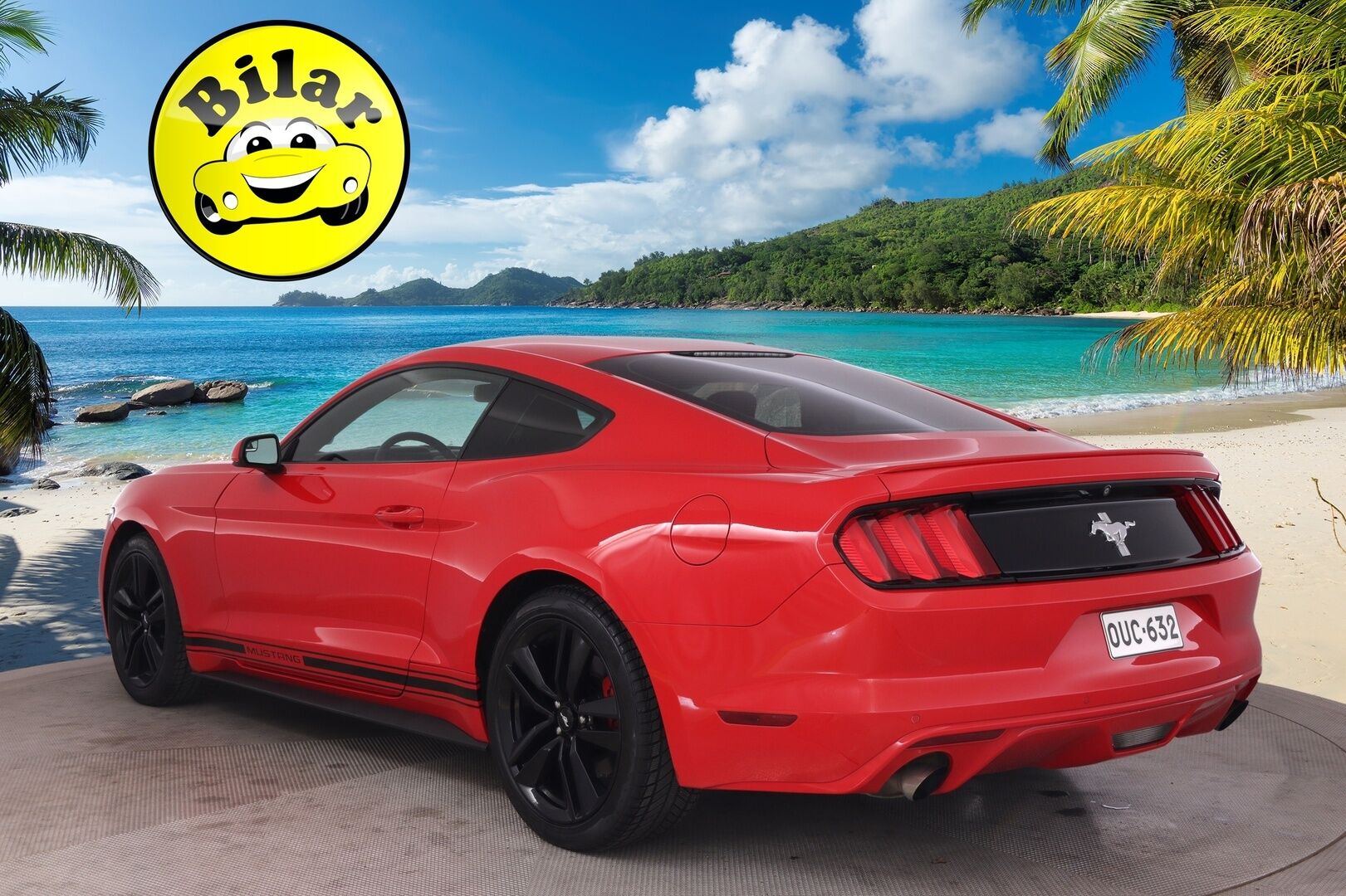 Ford Mustang 2016 3,7 V6 Coupé - Todella upea! | Röyheät äänet | P. Kamera | Etäkäynnistys | Keyless Go | Vakkari | 2x alut