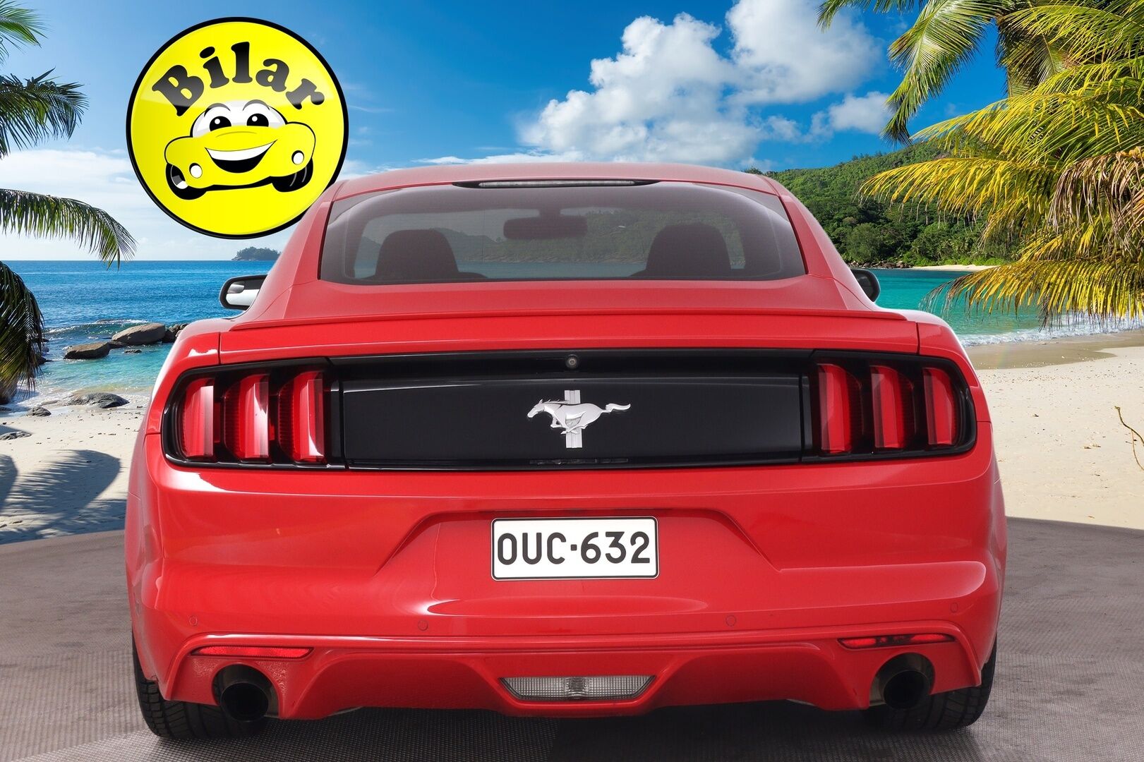 Ford Mustang 2016 3,7 V6 Coupé - Todella upea! | Röyheät äänet | P. Kamera | Etäkäynnistys | Keyless Go | Vakkari | 2x alut