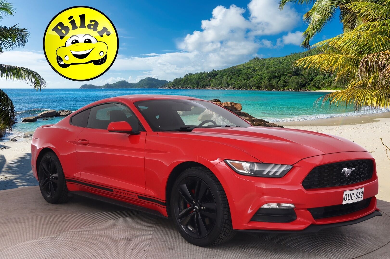 Ford Mustang 2016 3,7 V6 Coupé - Todella upea! | Röyheät äänet | P. Kamera | Etäkäynnistys | Keyless Go | Vakkari | 2x alut