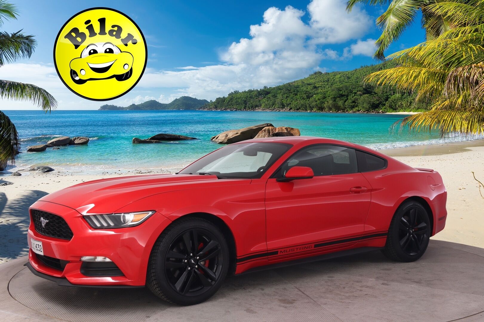 Ford Mustang 2016 3,7 V6 Coupé - Todella upea! | Röyheät äänet | P. Kamera | Etäkäynnistys | Keyless Go | Vakkari | 2x alut