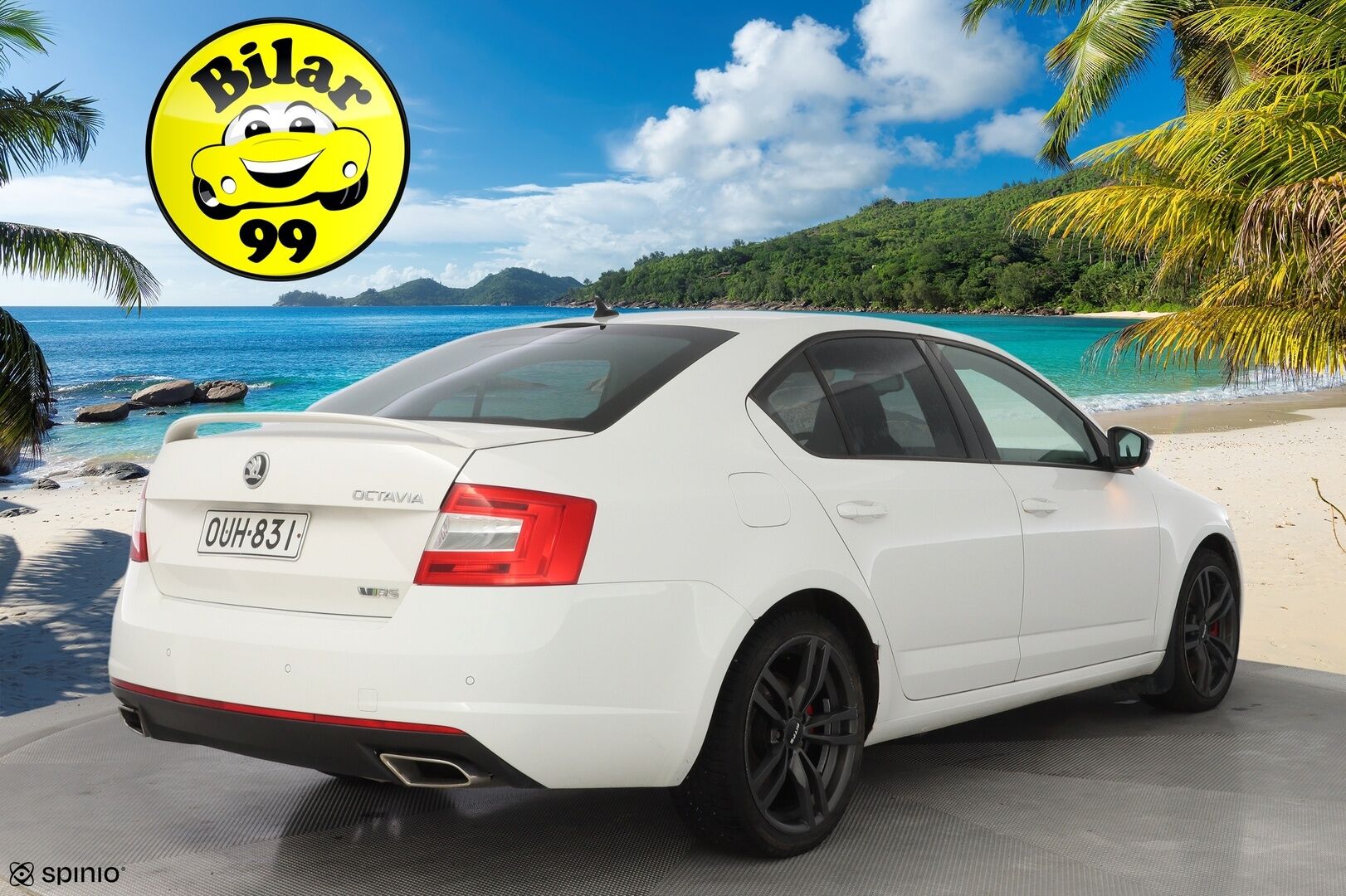 Skoda Octavia 2014 2.0 TDI RS DSG Aut. * ACC / Canton / Navigointijärjestelmä / Sporttipenkit / Lämmitin! * - Suomi-auto / Viimeisin huolto 281tkm / Jakohihna vaihdettu 2024 / Uudet kesärenkaat