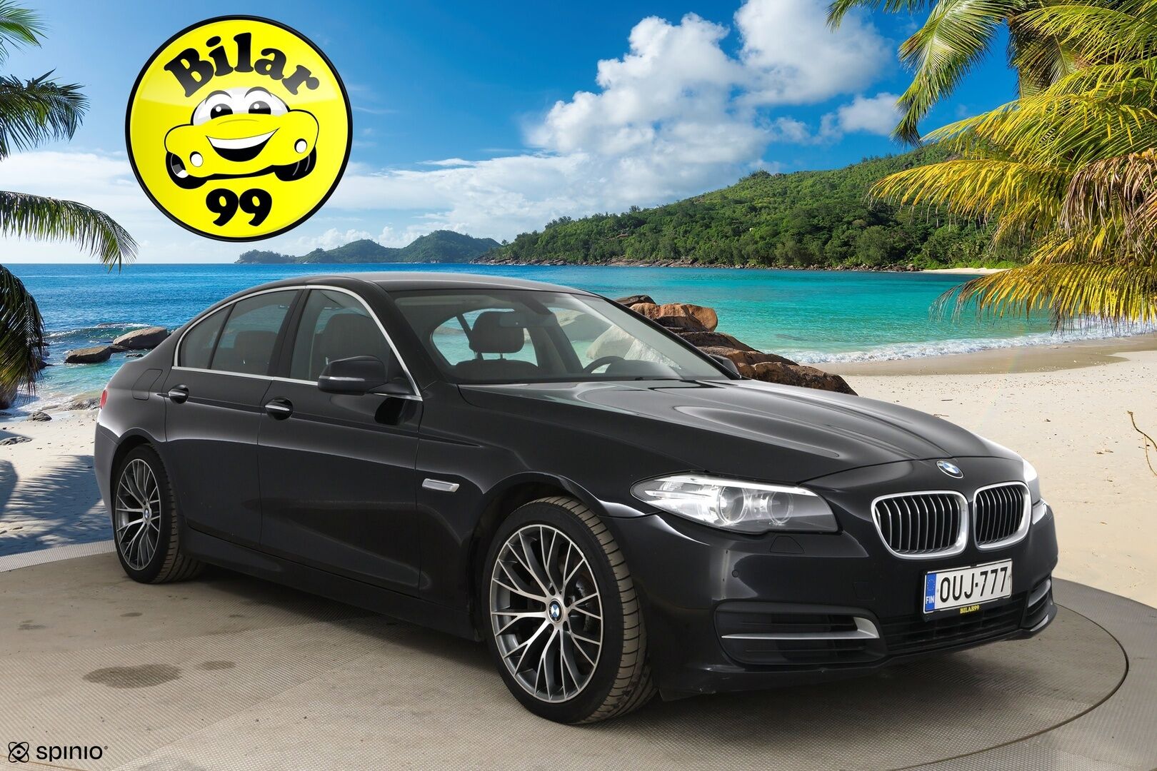 BMW 520 2014 F10 Sedan 520d TwinPower Turbo A xDrive / Harman/Kardon / Ruskeat Sporttinahat / Prof. Navi / Suomi-Auto / P-Tutkat - Lämmitettävä ohjauspyörä / Juuri huollettu!