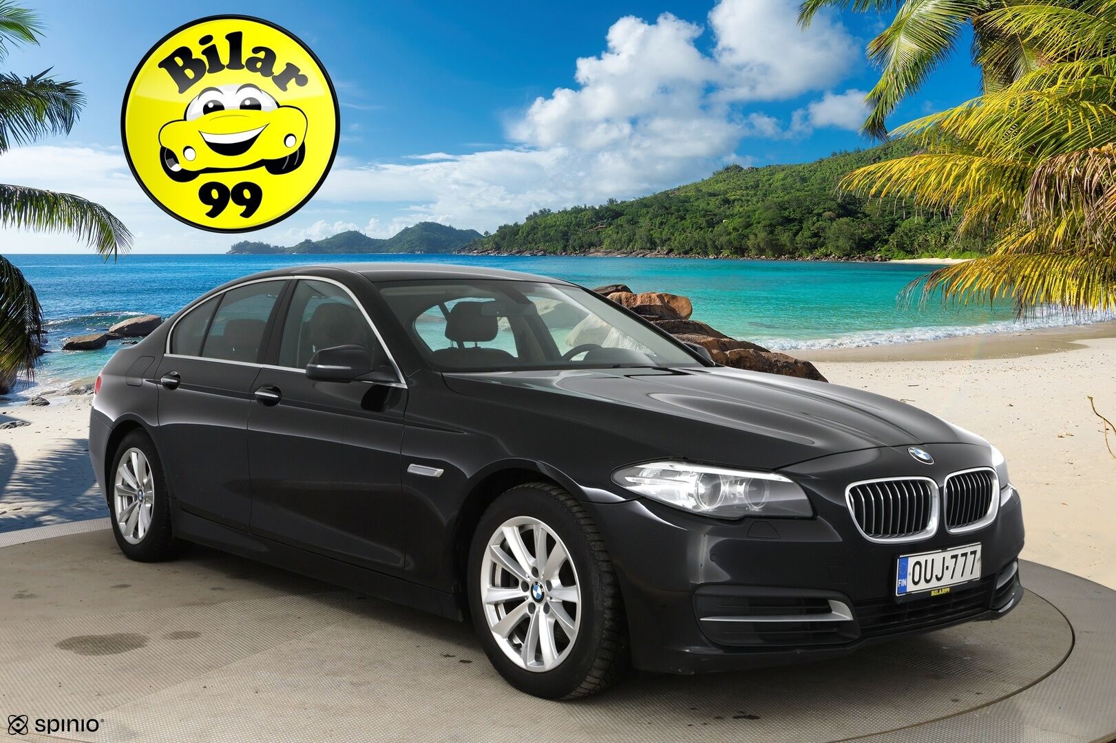 BMW 520 2014 F10 Sedan 520d TwinPower Turbo A xDrive / Harman/Kardon / Ruskeat Sporttinahat / Prof. Navi / Suomi-Auto / P-Tutkat - Lämmitettävä ohjauspyörä / Juuri huollettu!