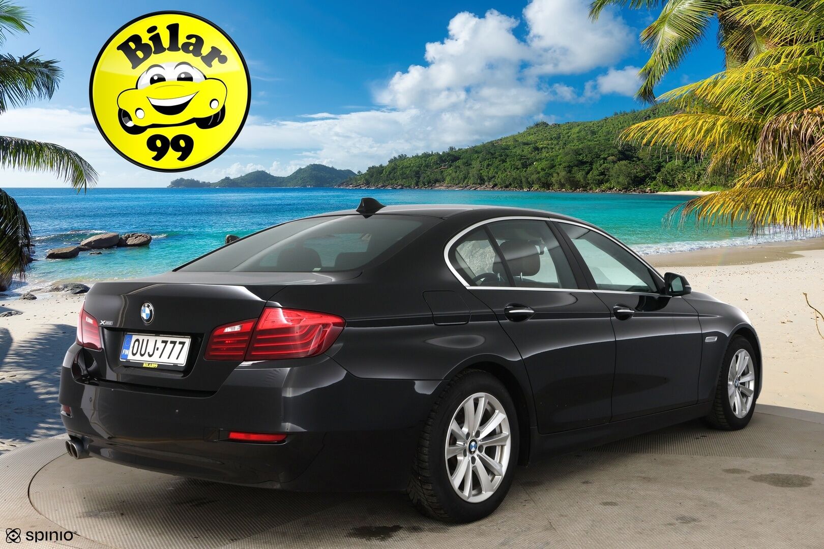 BMW 520 2014 F10 Sedan 520d TwinPower Turbo A xDrive / Harman/Kardon / Ruskeat Sporttinahat / Prof. Navi / Suomi-Auto / P-Tutkat - Lämmitettävä ohjauspyörä / Juuri huollettu!