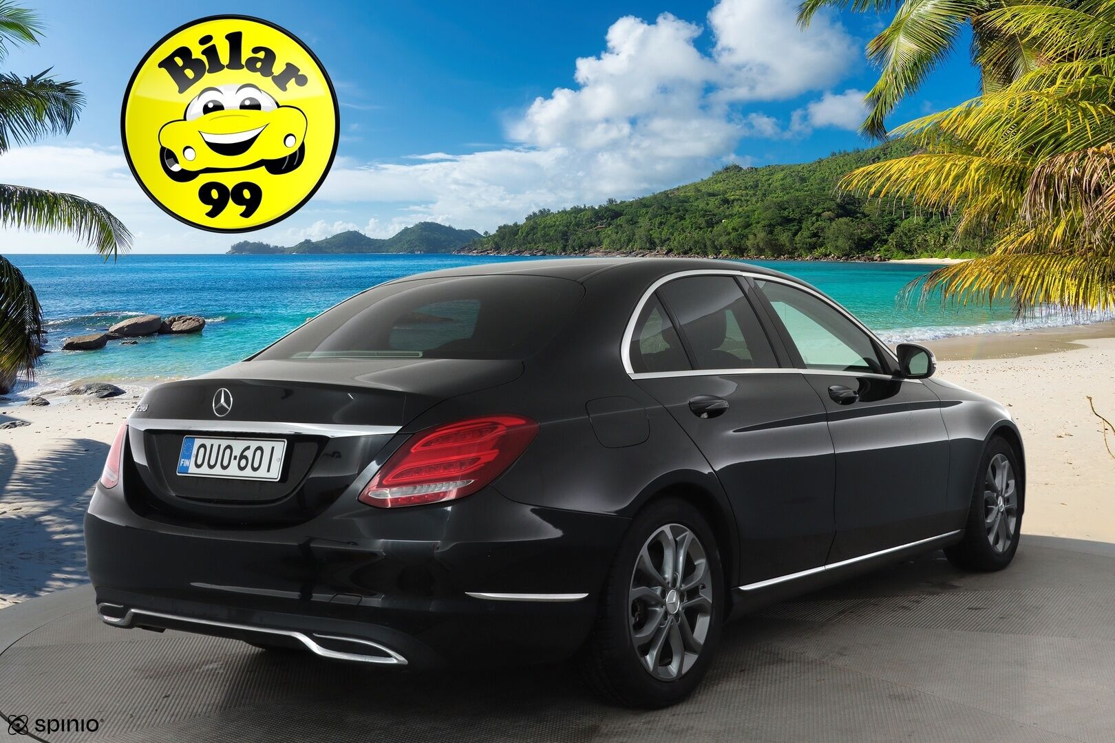 Mercedes-Benz C 2015 200 A Premium Business **Vakkari / ILS-LED / P.tutkat / Lohkolämmitin / Puolinahat / Koukku** - Suomi-auto / Kahdet renkaat aluvanteilla / Merkkihuollettu