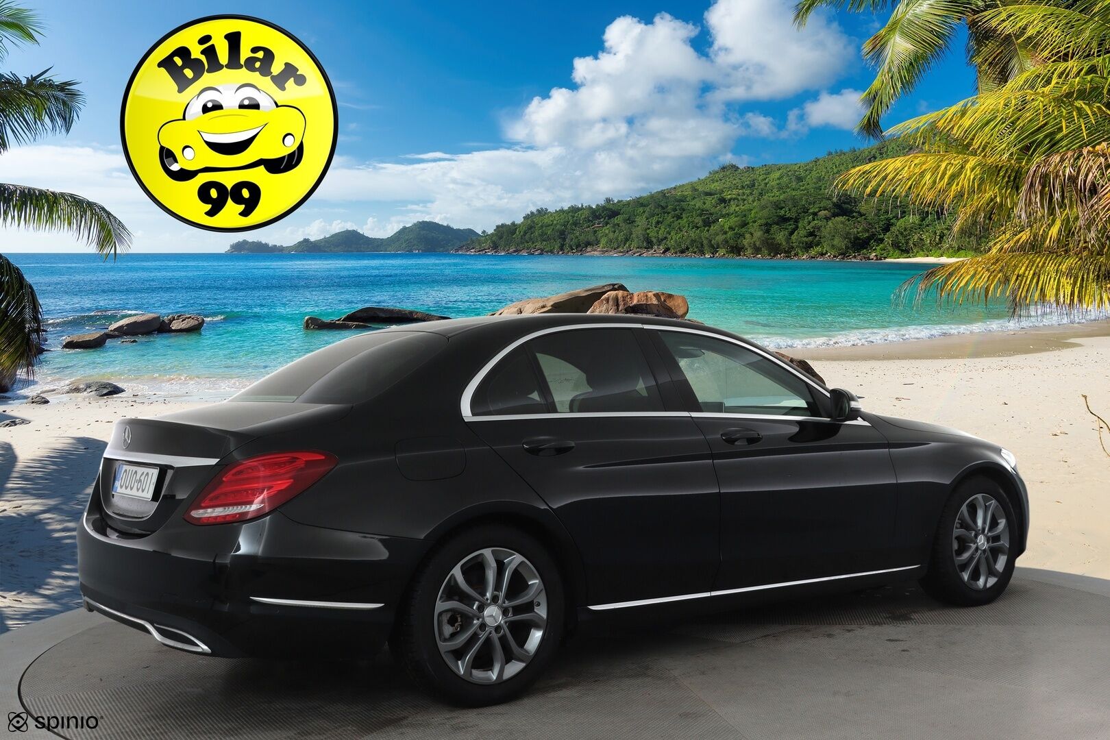 Mercedes-Benz C 2015 200 A Premium Business **Vakkari / ILS-LED / P.tutkat / Lohkolämmitin / Puolinahat / Koukku** - Suomi-auto / Kahdet renkaat aluvanteilla / Merkkihuollettu