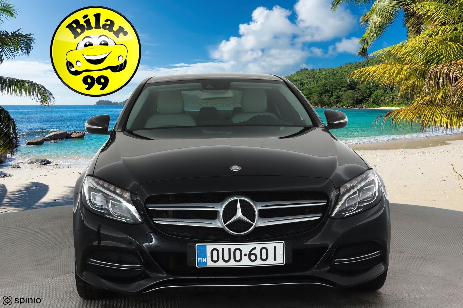 Mercedes-Benz C 2015 200 A Premium Business **Vakkari / ILS-LED / P.tutkat / Lohkolämmitin / Puolinahat / Koukku** - Suomi-auto / Kahdet renkaat aluvanteilla / Merkkihuollettu
