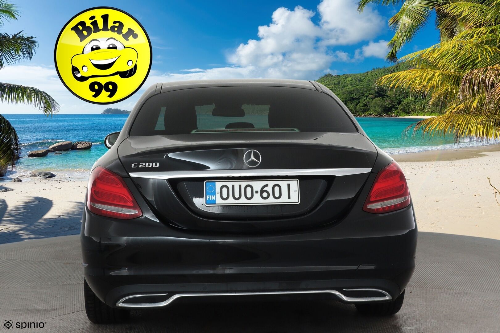 Mercedes-Benz C 2015 200 A Premium Business **Vakkari / ILS-LED / P.tutkat / Lohkolämmitin / Puolinahat / Koukku** - Suomi-auto / Kahdet renkaat aluvanteilla / Merkkihuollettu