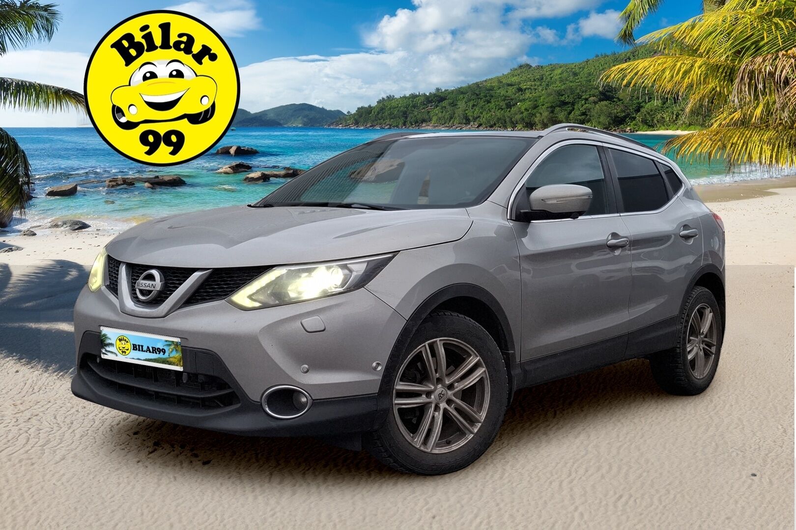 Nissan Qashqai 2015 dCi 130 Business 360 2WD Xtronic 17'' Alloys Driver Assist Alcantara * Vetokoukku / 360-Kamera / Panorama / BLIS - Lohko & Sisäpistoke / Vaalea Nahka-Alcantara / Huippuvarusteet! - HULLU BLACKWEEK KORKOTARJOUS 2,49%