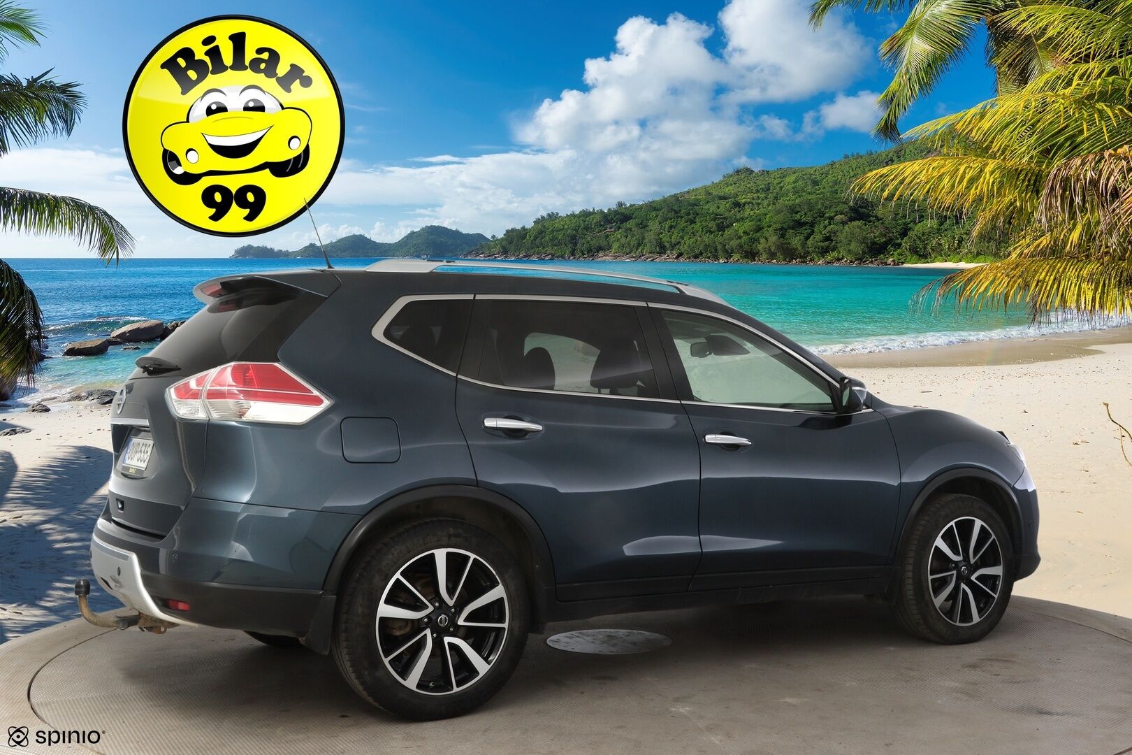 Nissan X-Trail 2015 dCi 130 Tekna 4WD 6 MT Moonroof * 360 kamera / Panorama / Sähköpenkit / Nahat /  Lohko / Sähköluukku / Kaistavahti / BLIS * - * Huippuvarusteet / Esimerkilliset huollot / 3-.om Suomi-auto / Juuri katsastettu * 
