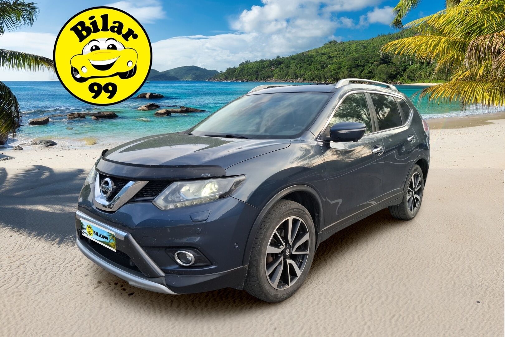 Nissan X-Trail 2015 dCi 130 Tekna 4WD 6 MT Moonroof * 360 kamera / Panorama / Sähköpenkit / Nahat /  Lohko / Sähköluukku / Kaistavahti / BLIS * - * Huippuvarusteet / Esimerkilliset huollot / 3-.om Suomi-auto / Juuri katsastettu * 