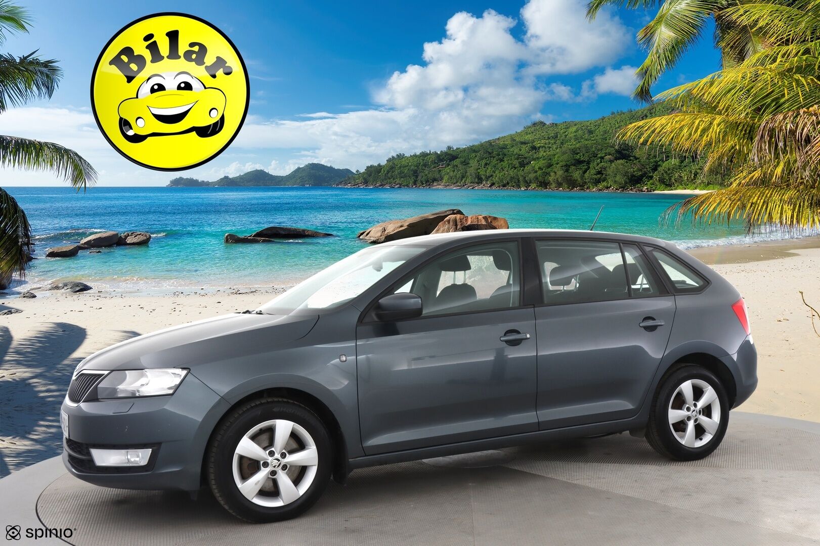 Skoda Rapid 2015 Spaceback 1,2 TSI 105 Ambition - | Suomi-auto | 2. Omisteinen | Lohko + sisäpistoke | Koukku | Vakkari | Tutkat takana | Ilmastointi | Taloudellinen |