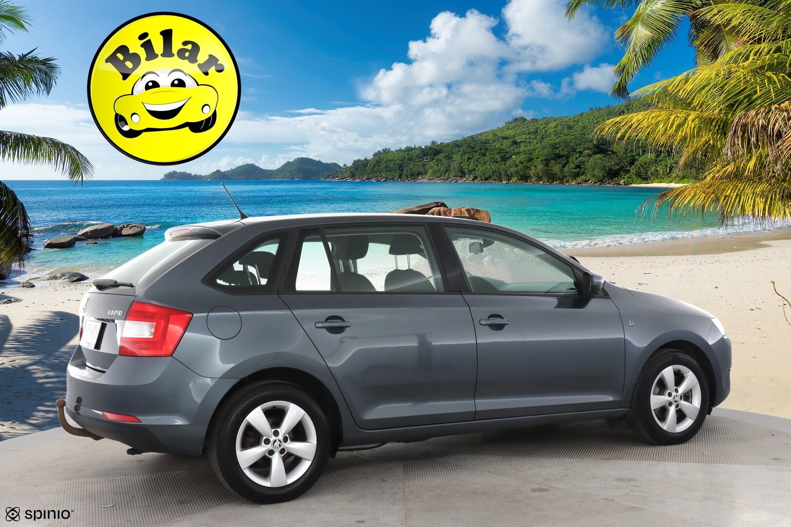 Skoda Rapid 2015 Spaceback 1,2 TSI 105 Ambition - | Suomi-auto | 2. Omisteinen | Lohko + sisäpistoke | Koukku | Vakkari | Tutkat takana | Ilmastointi | Taloudellinen |