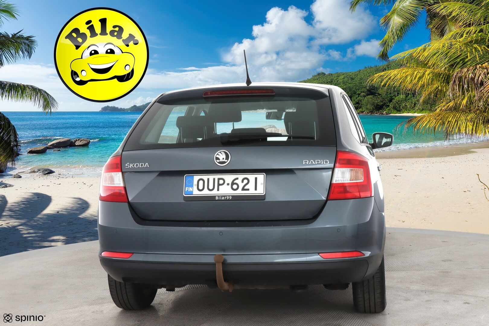 Skoda Rapid 2015 Spaceback 1,2 TSI 105 Ambition - | Suomi-auto | 2. Omisteinen | Lohko + sisäpistoke | Koukku | Vakkari | Tutkat takana | Ilmastointi | Taloudellinen |