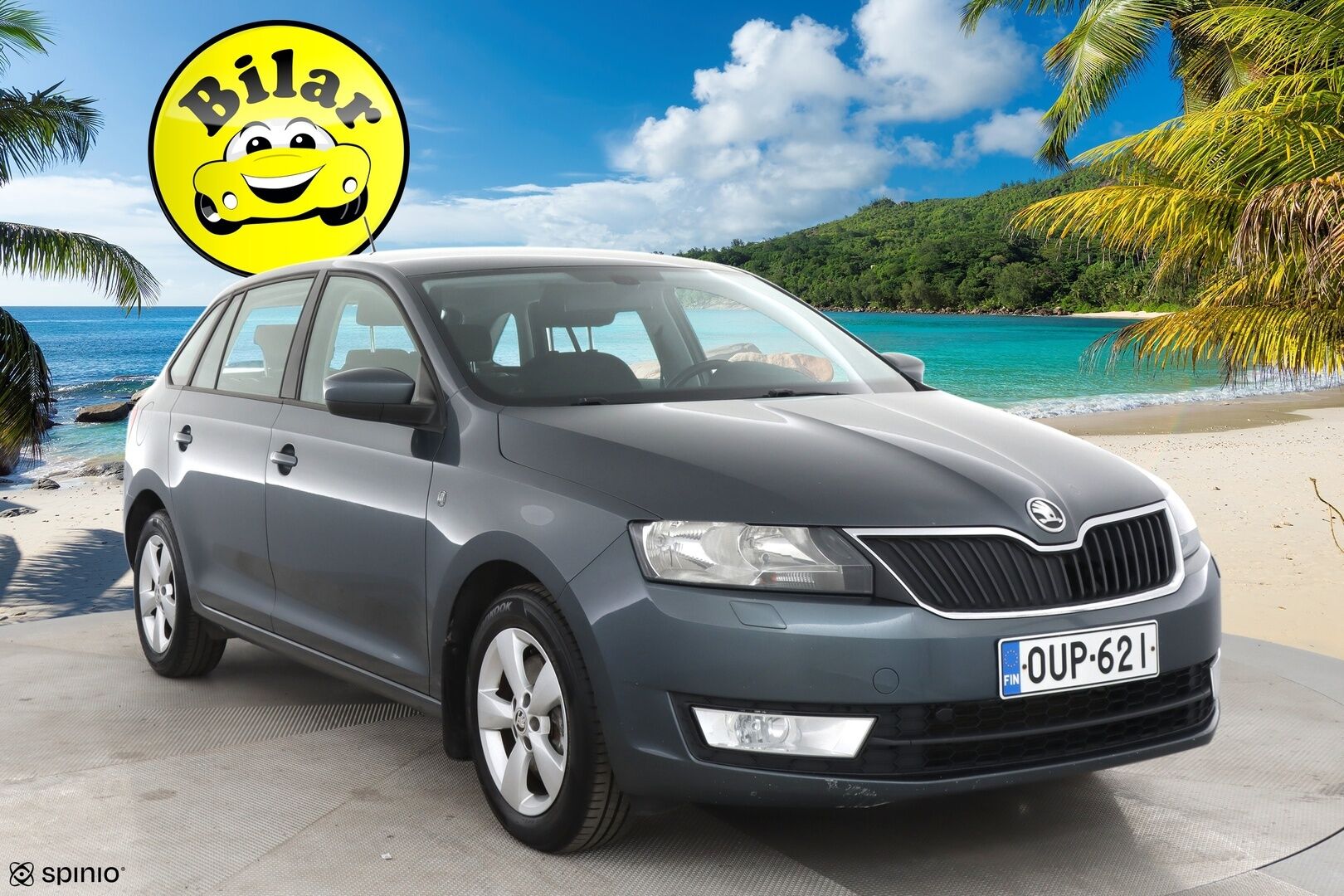 Skoda Rapid 2015 Spaceback 1,2 TSI 105 Ambition - | Suomi-auto | 2. Omisteinen | Lohko + sisäpistoke | Koukku | Vakkari | Tutkat takana | Ilmastointi | Taloudellinen |