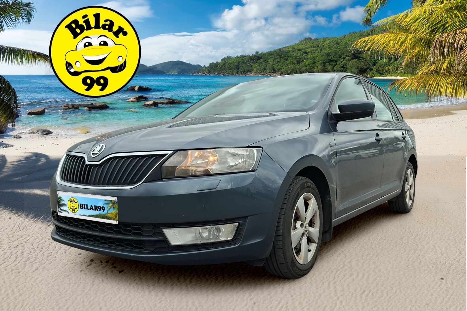 Skoda Rapid 2014 Spaceback 1,2 TSI 105 Ambition / Suomi-auto / 2. Omisteinen / Lohko + sisäpistoke / Koukku / Vakkari - Tutkat takana / Ilmastointi / Taloudellinen 