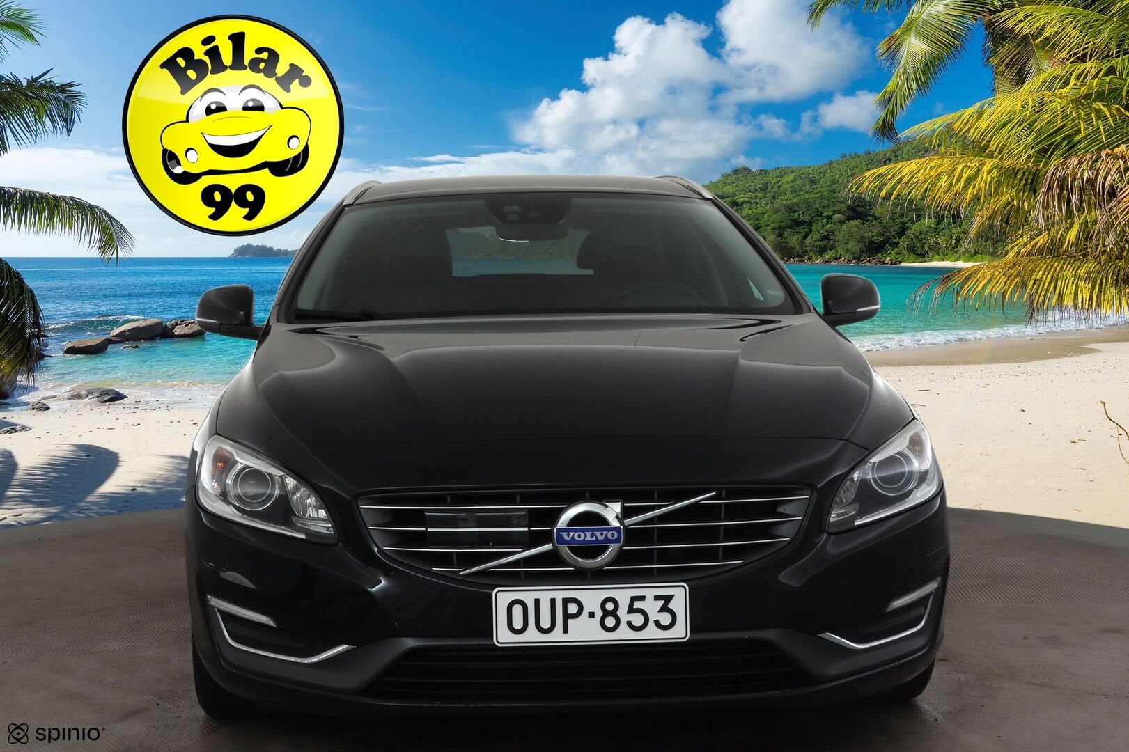 Volvo V60 2015 D4 Summum aut * Webasto / Koukku / ACC / Xenon / P.Kamera / Muistipenkki / Navi / Keyless * - Suomi-auto / Kahdet renkaat aluvanteilla