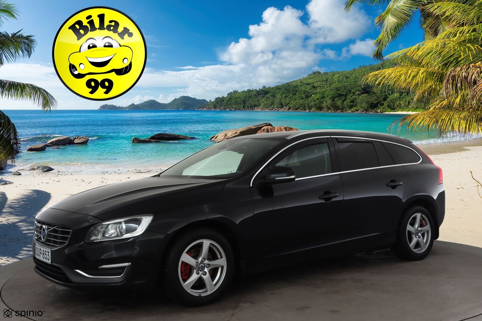 Volvo V60 2015 D4 Summum aut * Webasto / Koukku / ACC / Xenon / P.Kamera / Muistipenkki / Navi / Keyless * - Suomi-auto / Kahdet renkaat aluvanteilla