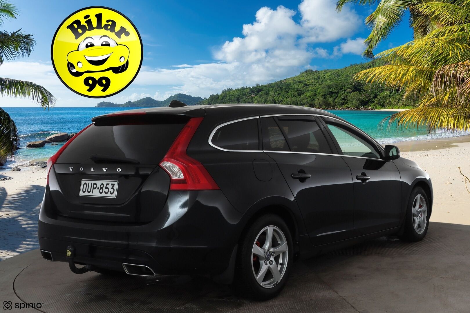 Volvo V60 2015 D4 Summum aut * Webasto / Koukku / ACC / Xenon / P.Kamera / Muistipenkki / Navi / Keyless * - Suomi-auto / Kahdet renkaat aluvanteilla