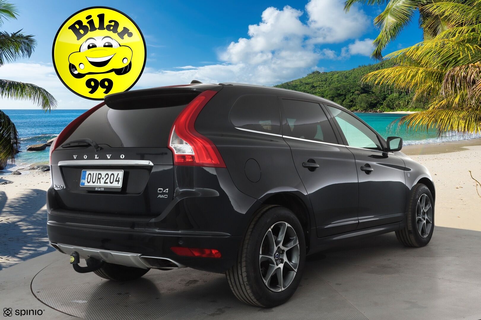 Volvo XC60 2015 D4 AWD Ocean Race Business aut * Vakkari / Webasto / Koukku / P.tutka / LED / Nahat / High performance Audio * - Suomi-auto / Kahdet Renkaat - HULLUT AVAJAISHULINAT KORKOTARJOUS 3,29 %