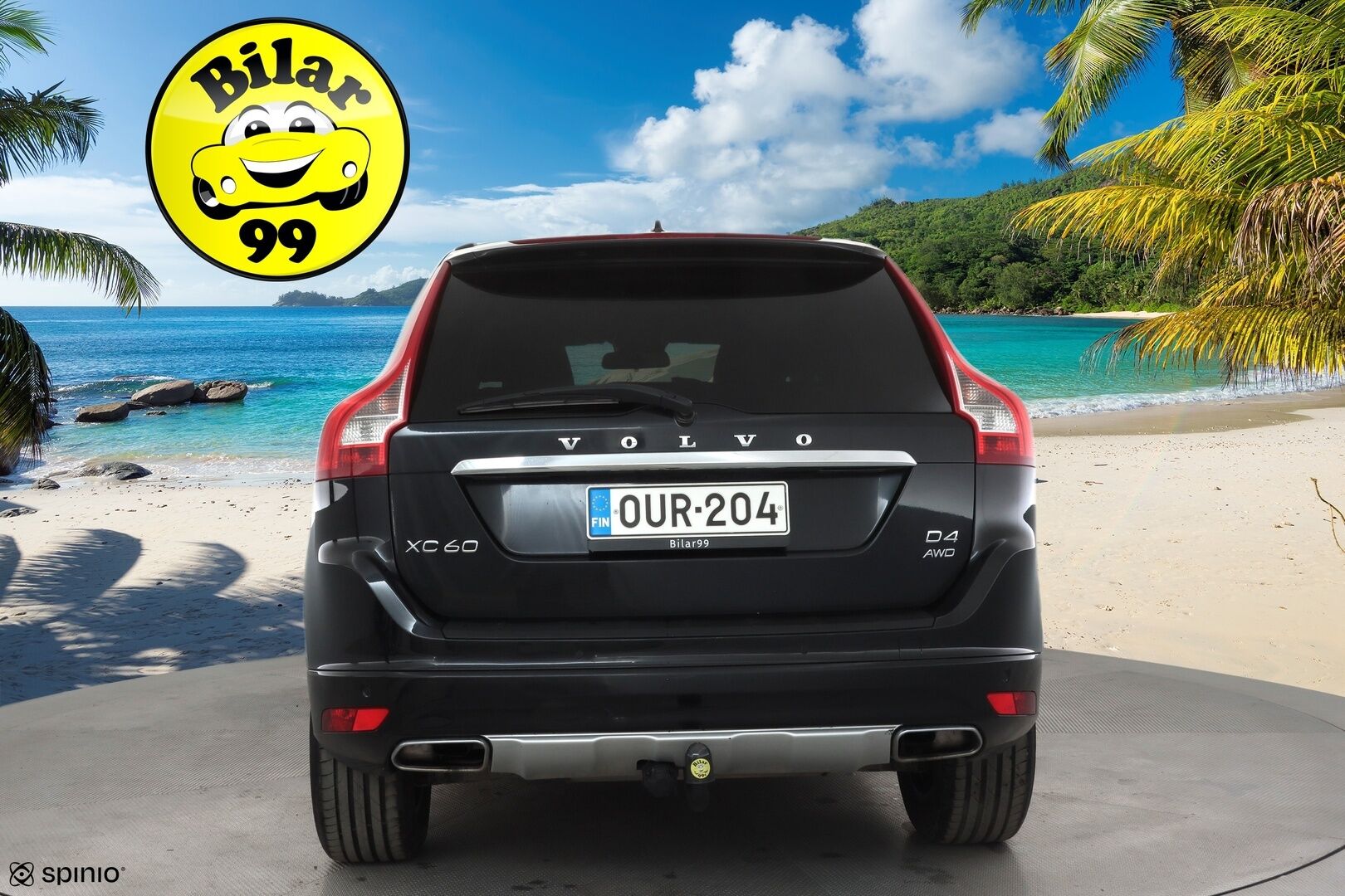 Volvo XC60 2015 D4 AWD Ocean Race Business aut * Vakkari / Webasto / Koukku / P.tutka / LED / Nahat / High performance Audio * - Suomi-auto / Kahdet Renkaat - HULLUT AVAJAISHULINAT KORKOTARJOUS 3,29 %