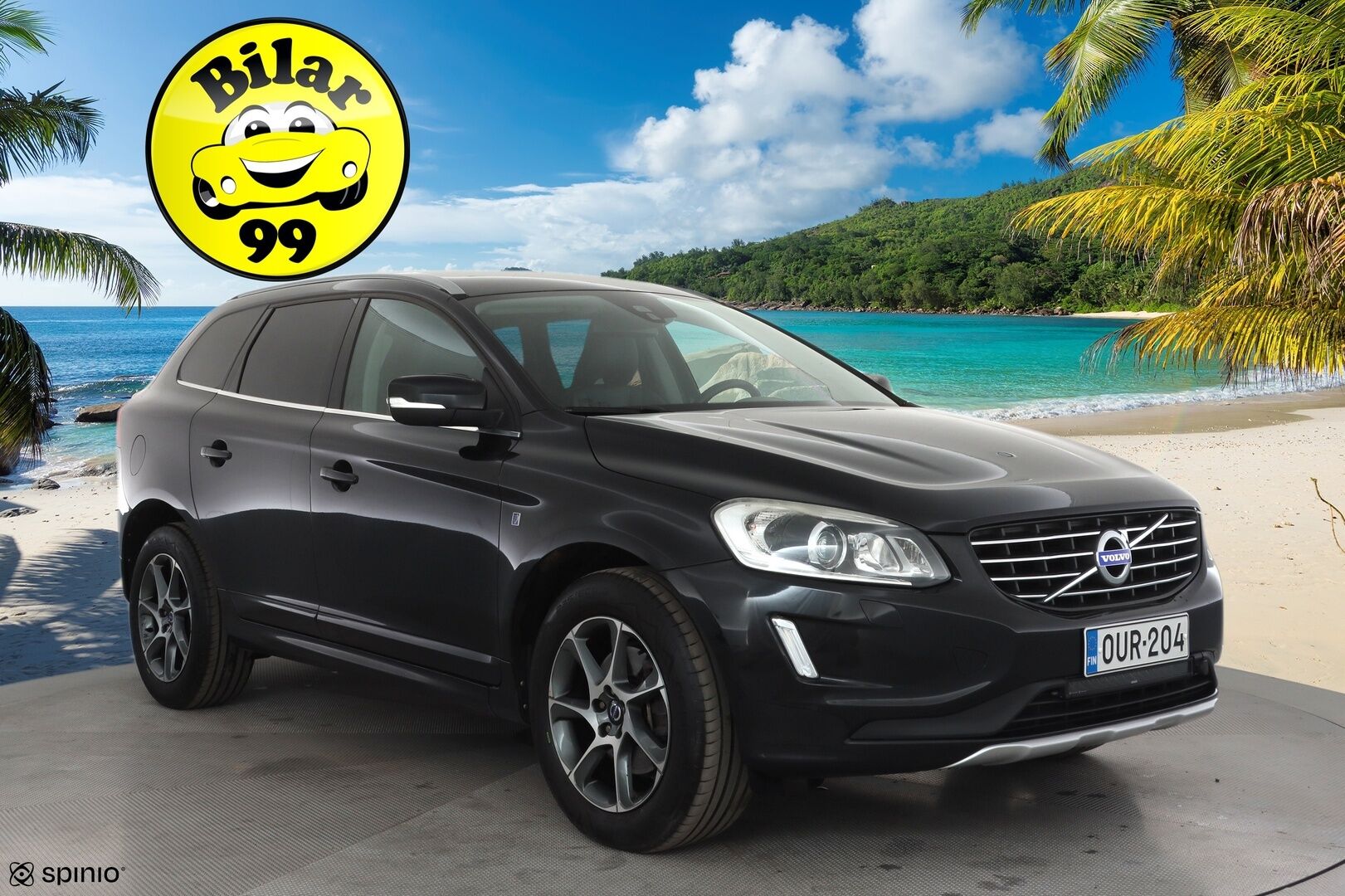 Volvo XC60 2015 D4 AWD Ocean Race Business aut * Vakkari / Webasto / Koukku / P.tutka / LED / Nahat / High performance Audio * - Suomi-auto / Kahdet Renkaat - HULLUT AVAJAISHULINAT KORKOTARJOUS 3,29 %