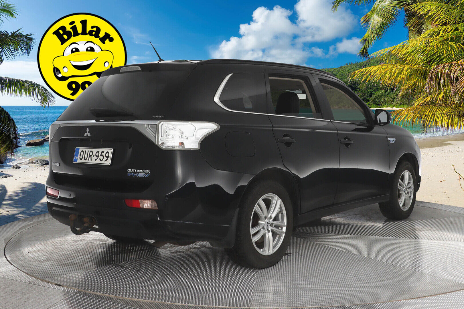 Mitsubishi Outlander PHEV 2014 Instyle Navi 4WD 5P * Webasto / ACC / Rockford / Navi / Koukku / Peruutuskamera * - Suomi-auto / Huollettu 203tkm / Kahdet Mitsubishin vanteet 