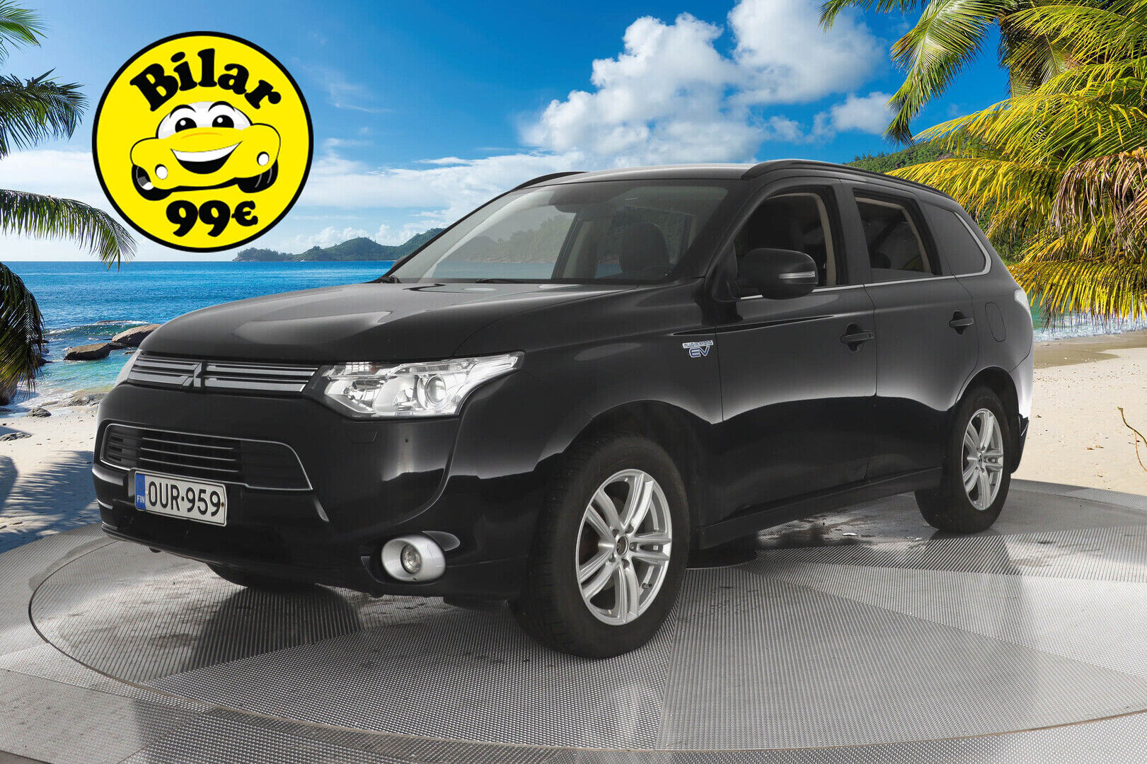 Mitsubishi Outlander PHEV 2014 Instyle Navi 4WD 5P * Webasto / ACC / Rockford / Navi / Koukku / Peruutuskamera * - Suomi-auto / Huollettu 203tkm / Kahdet Mitsubishin vanteet 