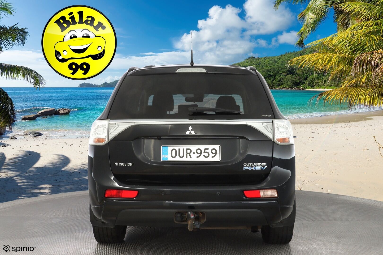 Mitsubishi Outlander PHEV 2014 Instyle Navi 4WD 5P * Webasto / ACC / Rockford / Navi / Koukku / Peruutuskamera * - Suomi-auto / Huollettu 203tkm / Kahdet Mitsubishin vanteet 