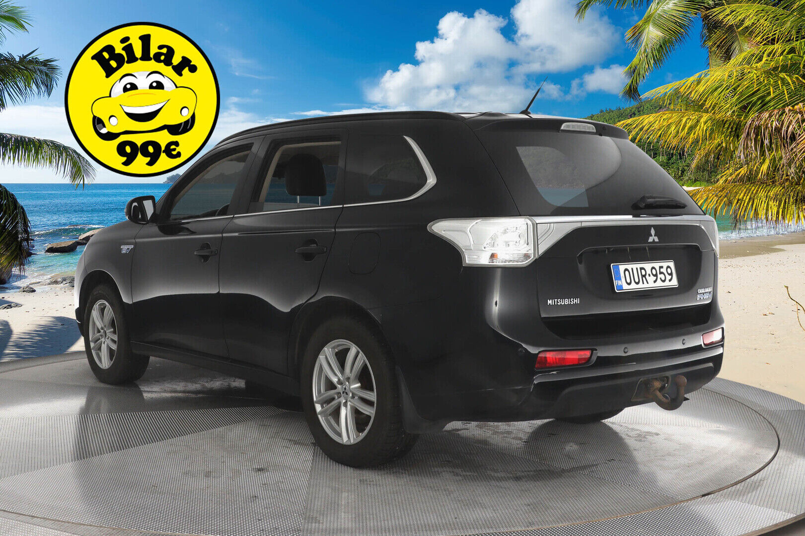 Mitsubishi Outlander PHEV 2014 Instyle Navi 4WD 5P * Webasto / ACC / Rockford / Navi / Koukku / Peruutuskamera * - Suomi-auto / Huollettu 203tkm / Kahdet Mitsubishin vanteet 
