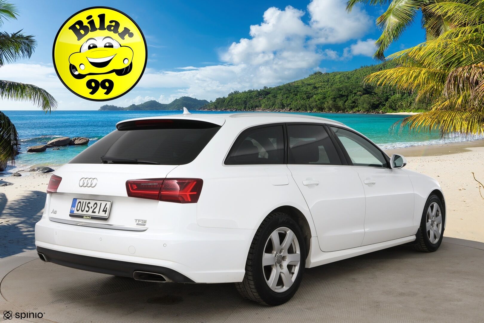 Audi A6 2016 Avant Business Sport 1,8 TFSI 140 kW ultra S tronic / Lohko + sis pistoke / Xenon / Sport-Penkit / Avaimeton käynnistys - Facelift / Kahdet renkaat aluvantein