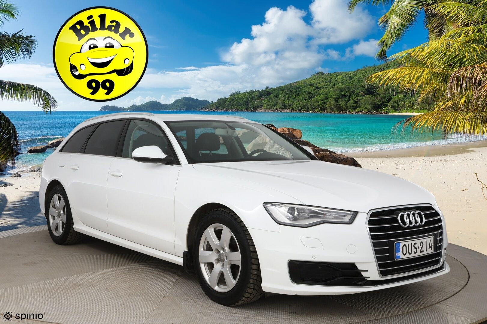 Audi A6 2016 Avant Business Sport 1,8 TFSI 140 kW ultra S tronic / Lohko + sis pistoke / Xenon / Sport-Penkit / Avaimeton käynnistys - Facelift / Kahdet renkaat aluvantein - HULLUT AVAJAISHULINAT KORKOTARJOUS 3,29 %