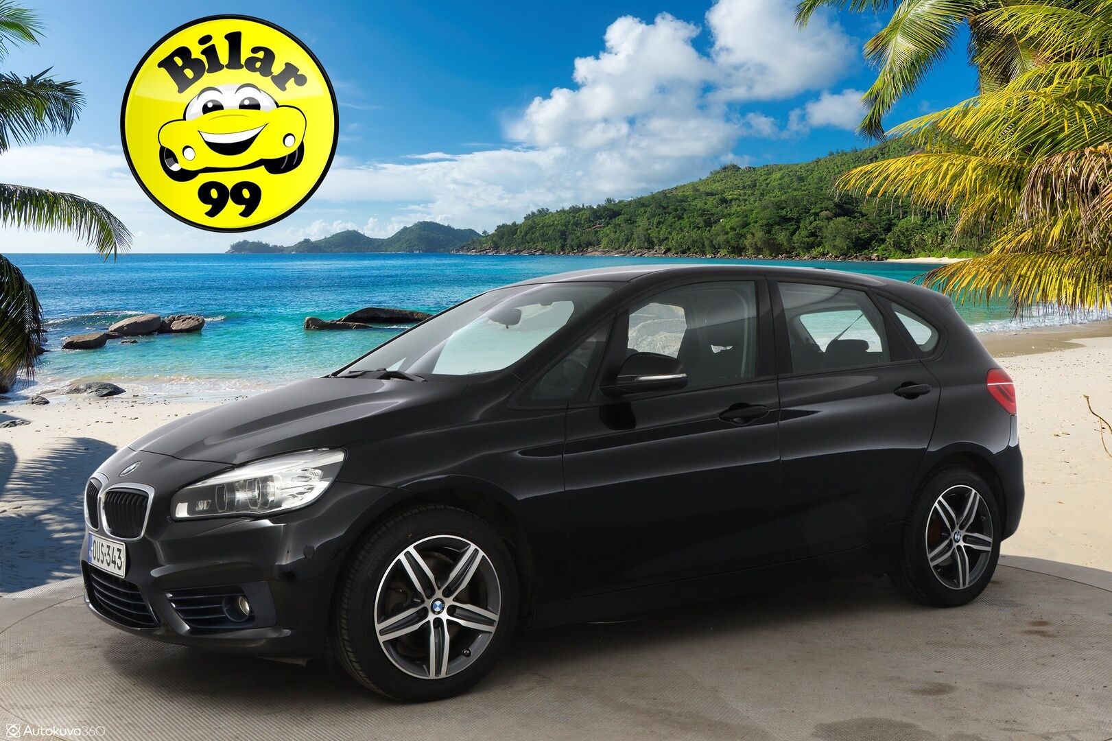 BMW 220 2015 F45 Active Tourer 220i A Business Sport - Suomiauto / Vetokoukku / Vakkari / LED / Sporttipenkit / Lohkolämmitin / Kahdet todella hyvät renkaat!
