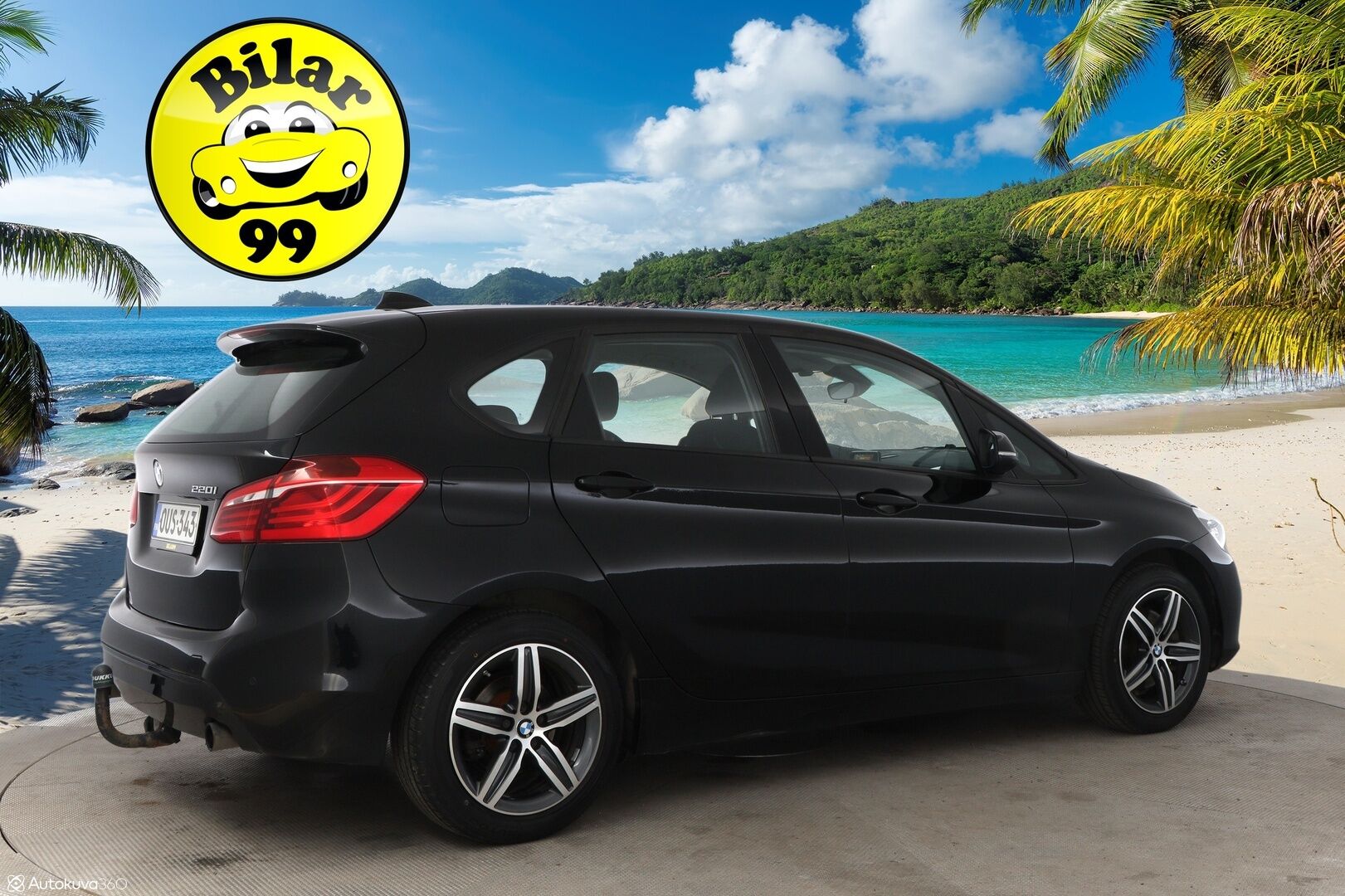 BMW 220 2015 F45 Active Tourer 220i A Business Sport - Suomiauto / Vetokoukku / Vakkari / LED / Sporttipenkit / Lohkolämmitin / Kahdet todella hyvät renkaat!