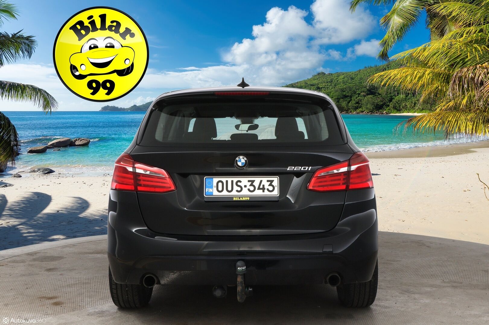 BMW 220 2015 F45 Active Tourer 220i A Business Sport - Suomiauto / Vetokoukku / Vakkari / LED / Sporttipenkit / Lohkolämmitin / Kahdet todella hyvät renkaat!