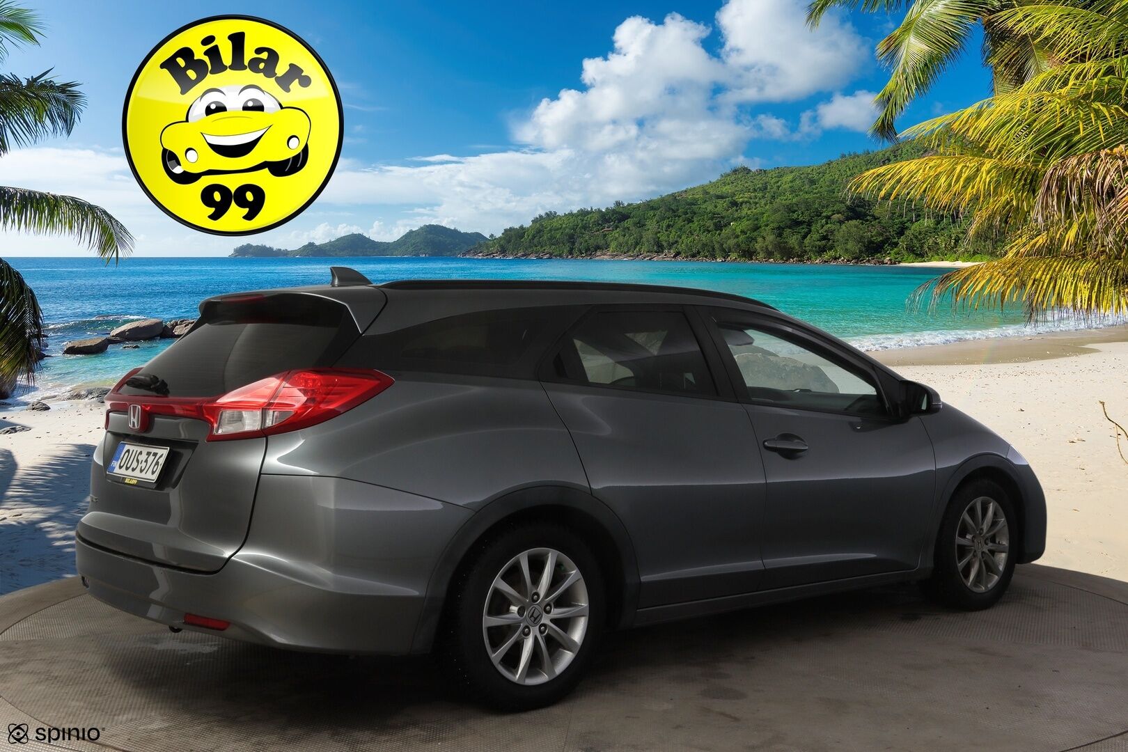 Honda Civic 2015 Tourer 1,8i Joy Edition * Webasto / Vakkari / P-kamera / Sisätila lämmitin * - * Suomi auto / Kahdet renkaat Hondan alu vanteilla *